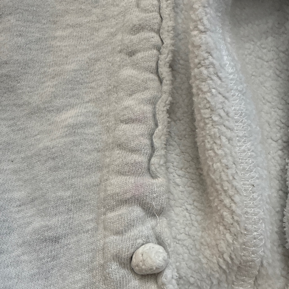 JOAH BROWN Pearl Grey French Terry Lounge Set Cropped Hoodie Joggers - Picture 4 of 16